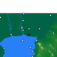 Nearby Forecast Locations - Samutprakan Agromet - Mapa