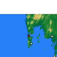 Nearby Forecast Locations - Phuket aeropuerto - Mapa