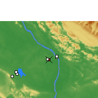 Nearby Forecast Locations - Thakhek - Mapa