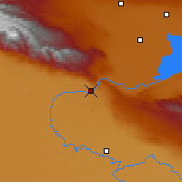 Nearby Forecast Locations - Korla - Mapa