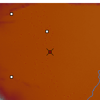 Nearby Forecast Locations - Yopurga - Mapa