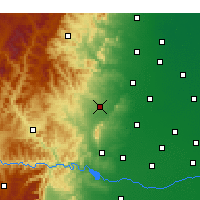 Nearby Forecast Locations - Wu'an - Mapa
