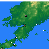 Nearby Forecast Locations - Xinjin/LNN - Mapa