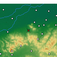 Nearby Forecast Locations - Zhangqiu - Mapa