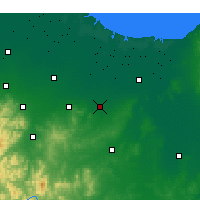 Nearby Forecast Locations - Weifang - Mapa