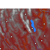 Nearby Forecast Locations - Yangbi - Mapa