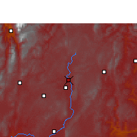 Nearby Forecast Locations - Zhanyi - Mapa