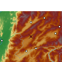 Nearby Forecast Locations - Longchuan/YNN - Mapa