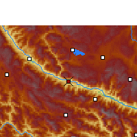 Nearby Forecast Locations - Honghe - Mapa