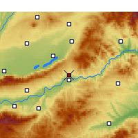 Nearby Forecast Locations - Pinglu/SHX - Mapa