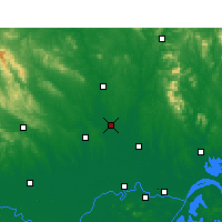 Nearby Forecast Locations - Yunmeng - Mapa