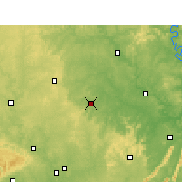 Nearby Forecast Locations - Anyue - Mapa