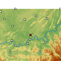 Nearby Forecast Locations - Lu Xian - Mapa