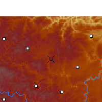 Nearby Forecast Locations - Dafang - Mapa