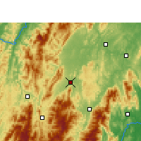 Nearby Forecast Locations - Wugang - Mapa
