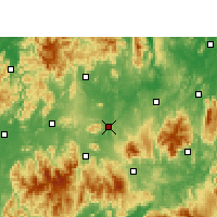 Nearby Forecast Locations - Jiahe - Mapa