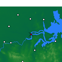 Nearby Forecast Locations - Wuhe - Mapa