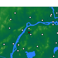 Nearby Forecast Locations - Nankín - Mapa