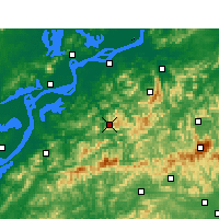 Nearby Forecast Locations - Shítái Xiàn - Mapa