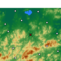 Nearby Forecast Locations - Níngguó Shì - Mapa