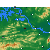 Nearby Forecast Locations - Yangxin - Mapa