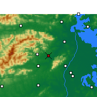 Nearby Forecast Locations - Anyi - Mapa