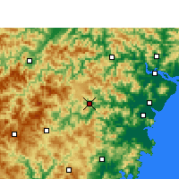 Nearby Forecast Locations - Wencheng - Mapa