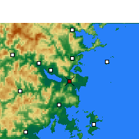 Nearby Forecast Locations - Changle - Mapa