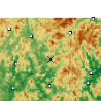 Nearby Forecast Locations - Yongding - Mapa