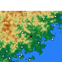 Nearby Forecast Locations - Nan'an - Mapa