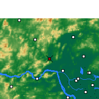Nearby Forecast Locations - Sihui - Mapa