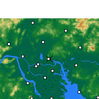 Nearby Forecast Locations - Tianhe - Mapa