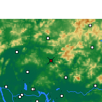 Nearby Forecast Locations - Conghua - Mapa