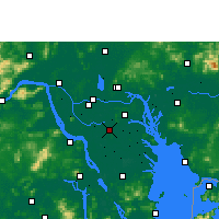 Nearby Forecast Locations - Shunde - Mapa