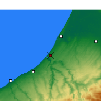 Nearby Forecast Locations - Rabat - Mapa