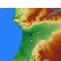 Nearby Forecast Locations - Temsia - Mapa