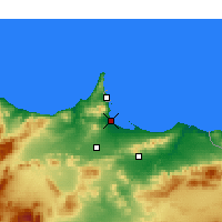 Nearby Forecast Locations - Monte Arruit - Mapa