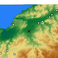 Nearby Forecast Locations - Relizane - Mapa