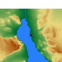 Nearby Forecast Locations - Ras Sedr - Mapa