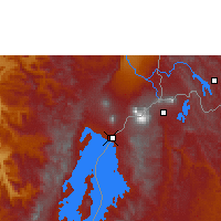 Nearby Forecast Locations - Goma - Mapa
