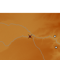 Nearby Forecast Locations - Kasane - Mapa