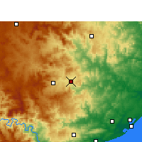 Nearby Forecast Locations - Ulundi - Mapa