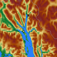 Nearby Forecast Locations - Skagway - Mapa