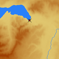 Nearby Forecast Locations - Slave Lake - Mapa