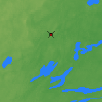 Nearby Forecast Locations - Thompson - Mapa