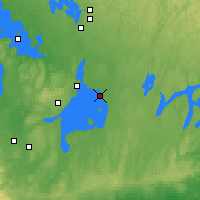Nearby Forecast Locations - Lagoon de ville - Mapa
