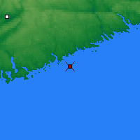 Nearby Forecast Locations - Beaven Island - Mapa