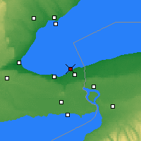 Nearby Forecast Locations - Port Weller - Mapa