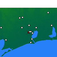 Nearby Forecast Locations - Beaumont - Mapa