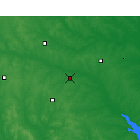 Nearby Forecast Locations - Longview - Mapa